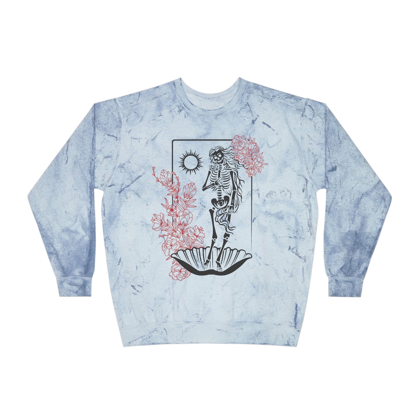 Birth of Venus Unisex Color Blast Sweatshirt - Esdee