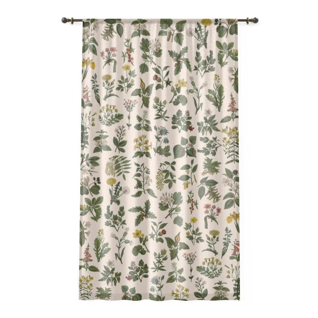 Vintage Herbs Window Curtain - Esdee