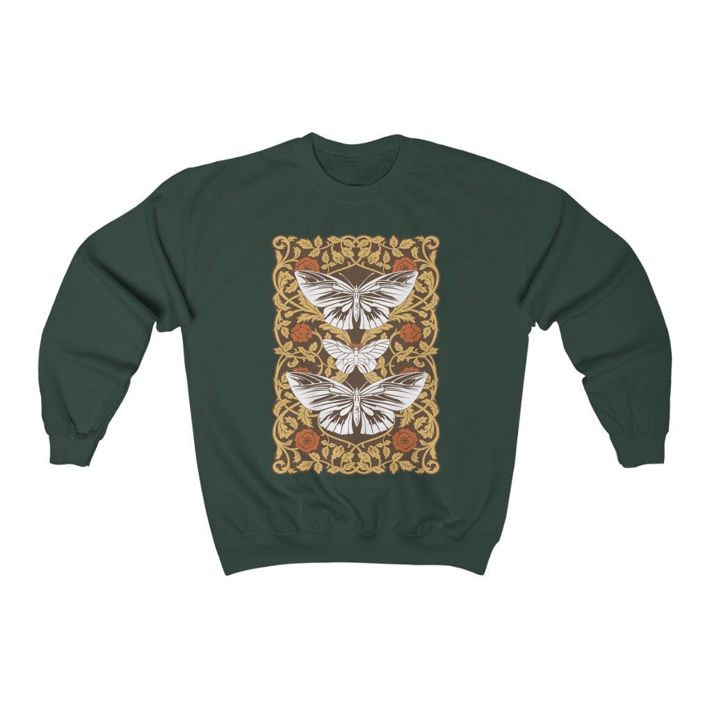 Butterfly Nouveau Retro Crewneck Sweatshirt Esdee