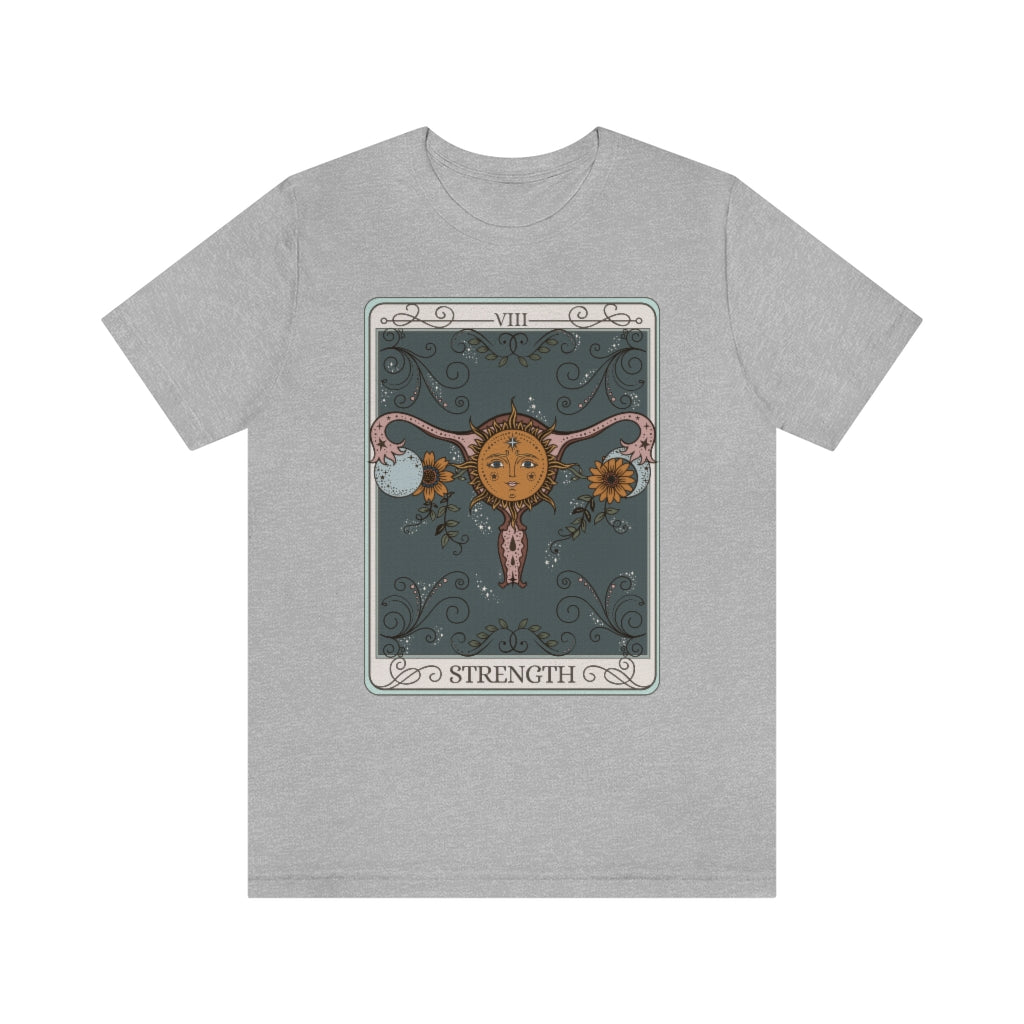 Strength Feminist Tarot Card Unisex TShirt