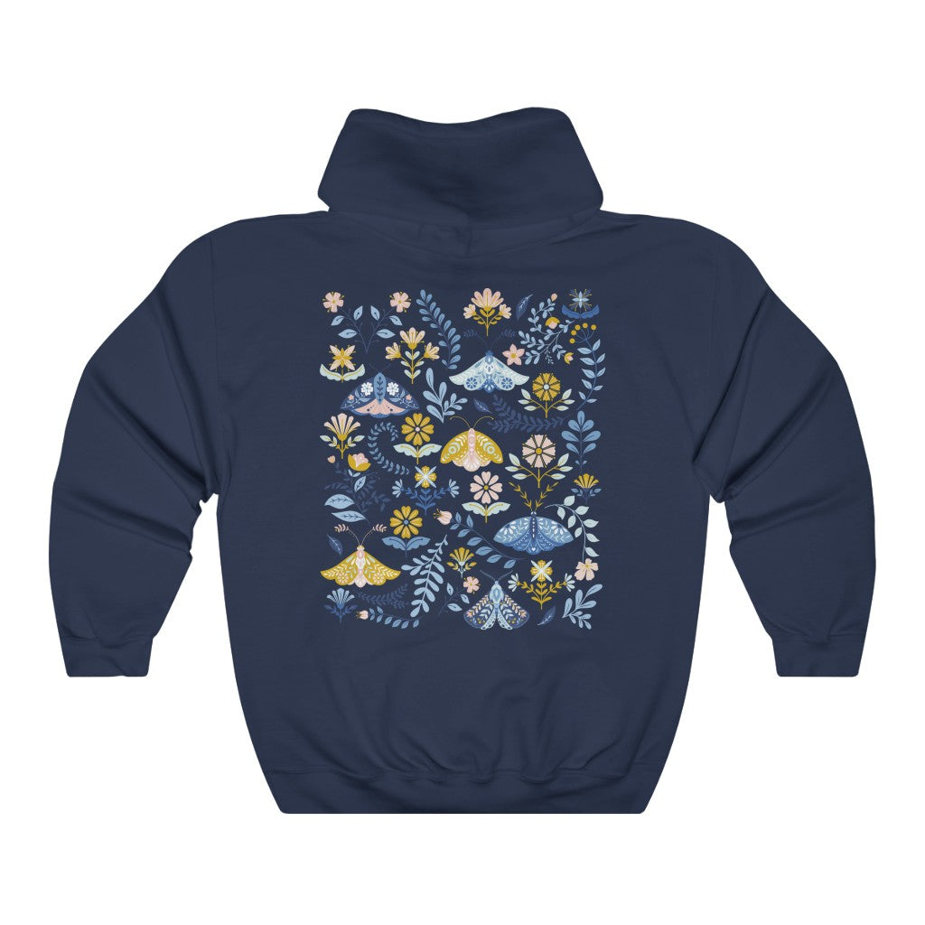 Scandinavian Moth Hooded Sweatshirt - Esdee