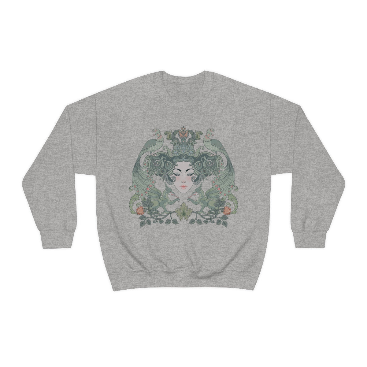 Dragon Art Nouveau Unisex Crewneck Sweatshirt - Esdee