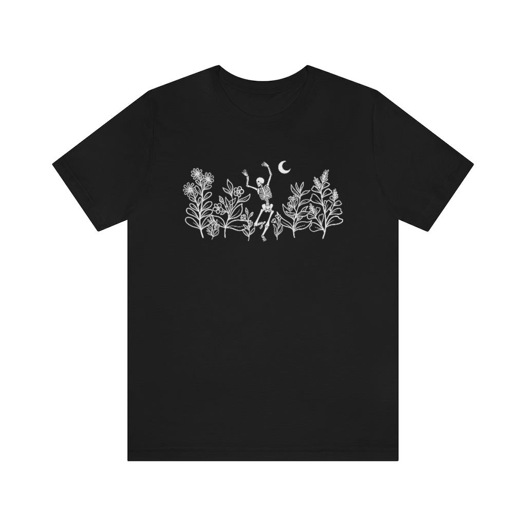 Wildflower Skeleton Unisex T-Shirt - Esdee