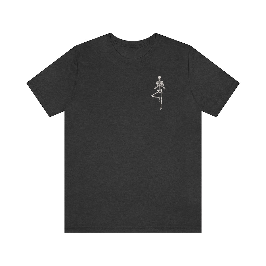 Skeleton Yoga Unisex T-Shirt Esdee