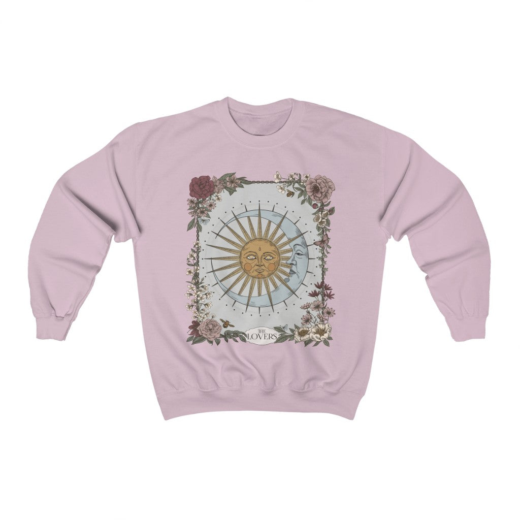 The Lovers Tarot Card Crewneck Sweatshirt Esdee