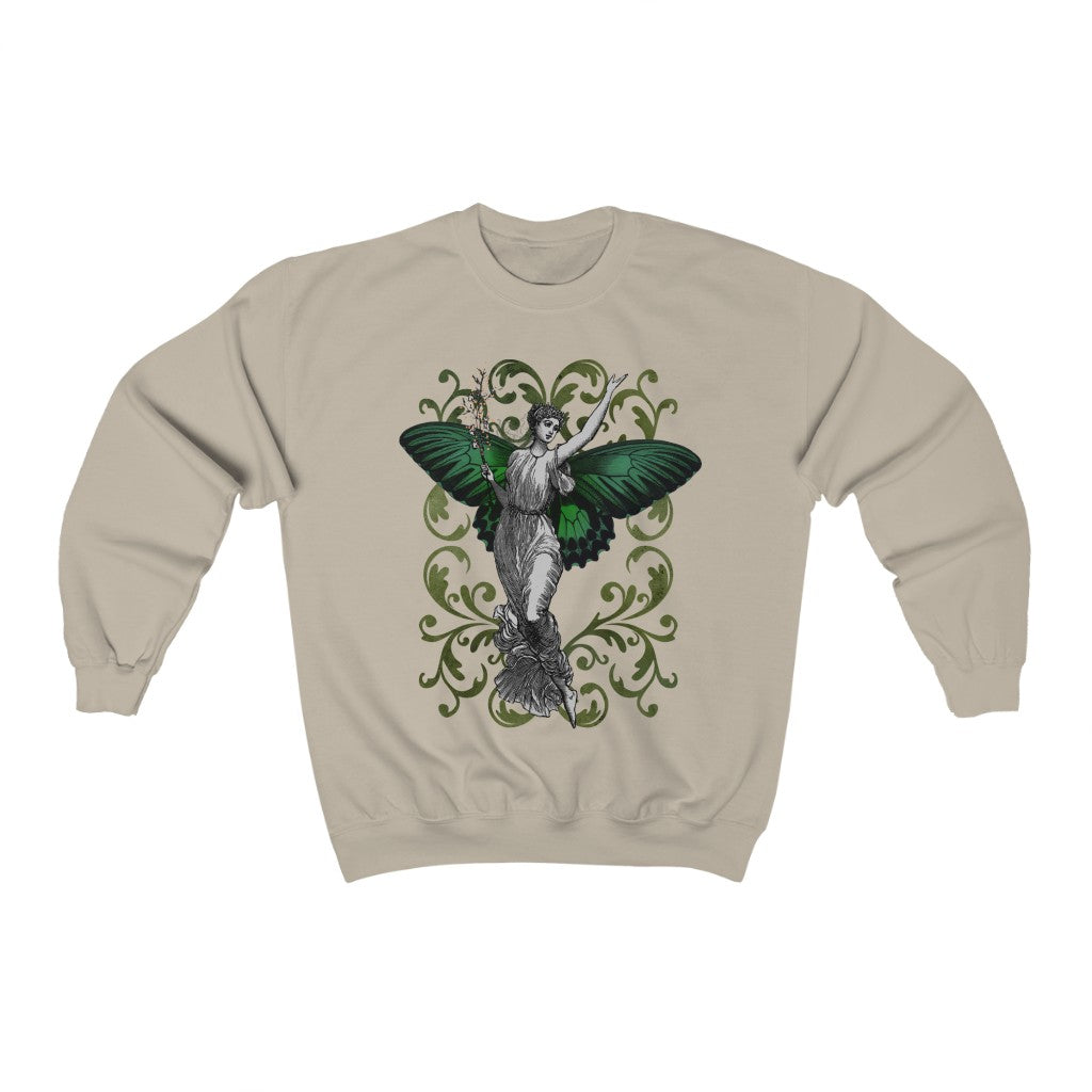 Green Fairy Crewneck Sweatshirt - Esdee