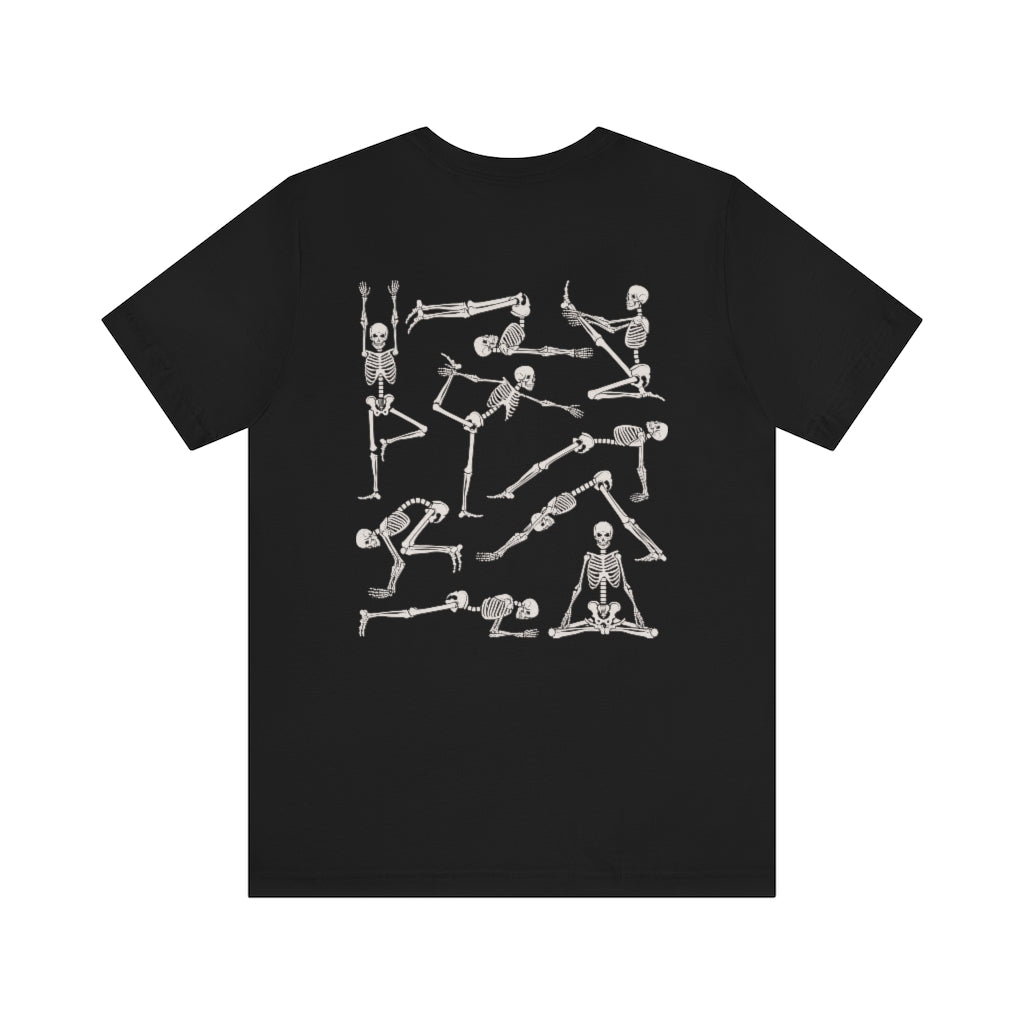 Skeleton Yoga Unisex T-Shirt Esdee