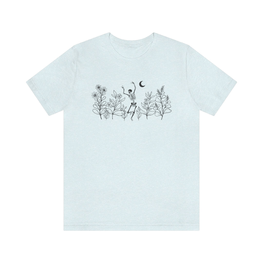 Wildflower Skeleton Unisex T-Shirt - Esdee