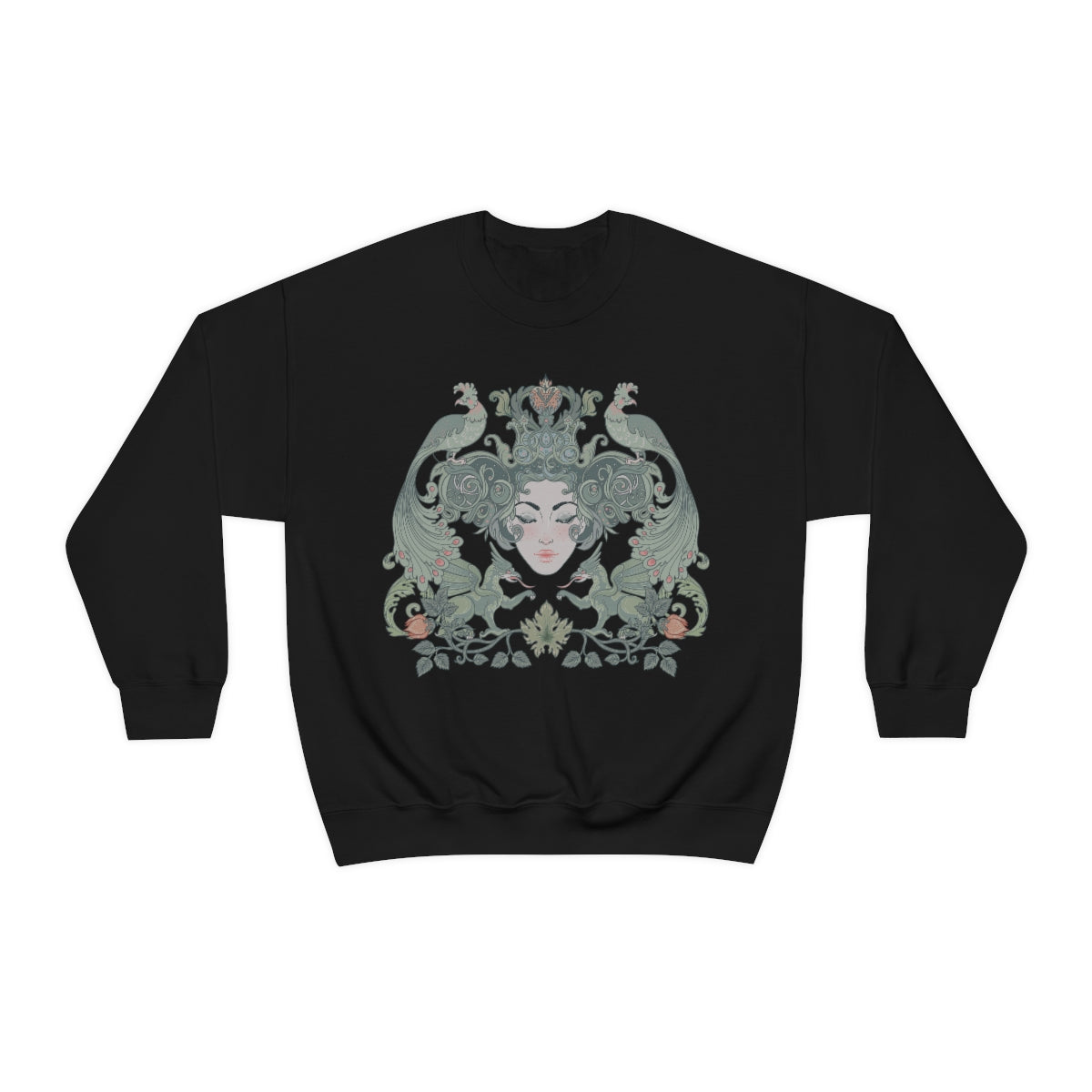 Dragon Art Nouveau Unisex Crewneck Sweatshirt - Esdee