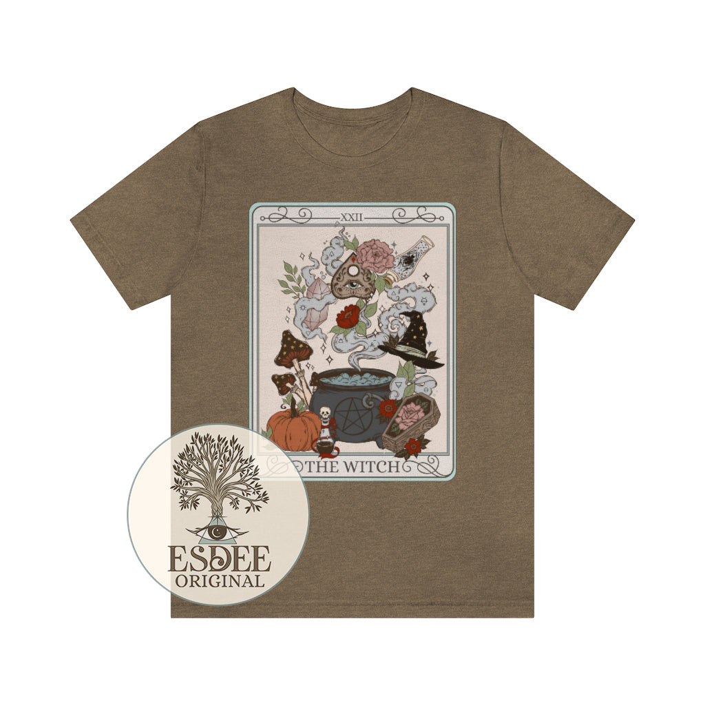 The Witch Tarot Card Bella Canvas T-Shirt