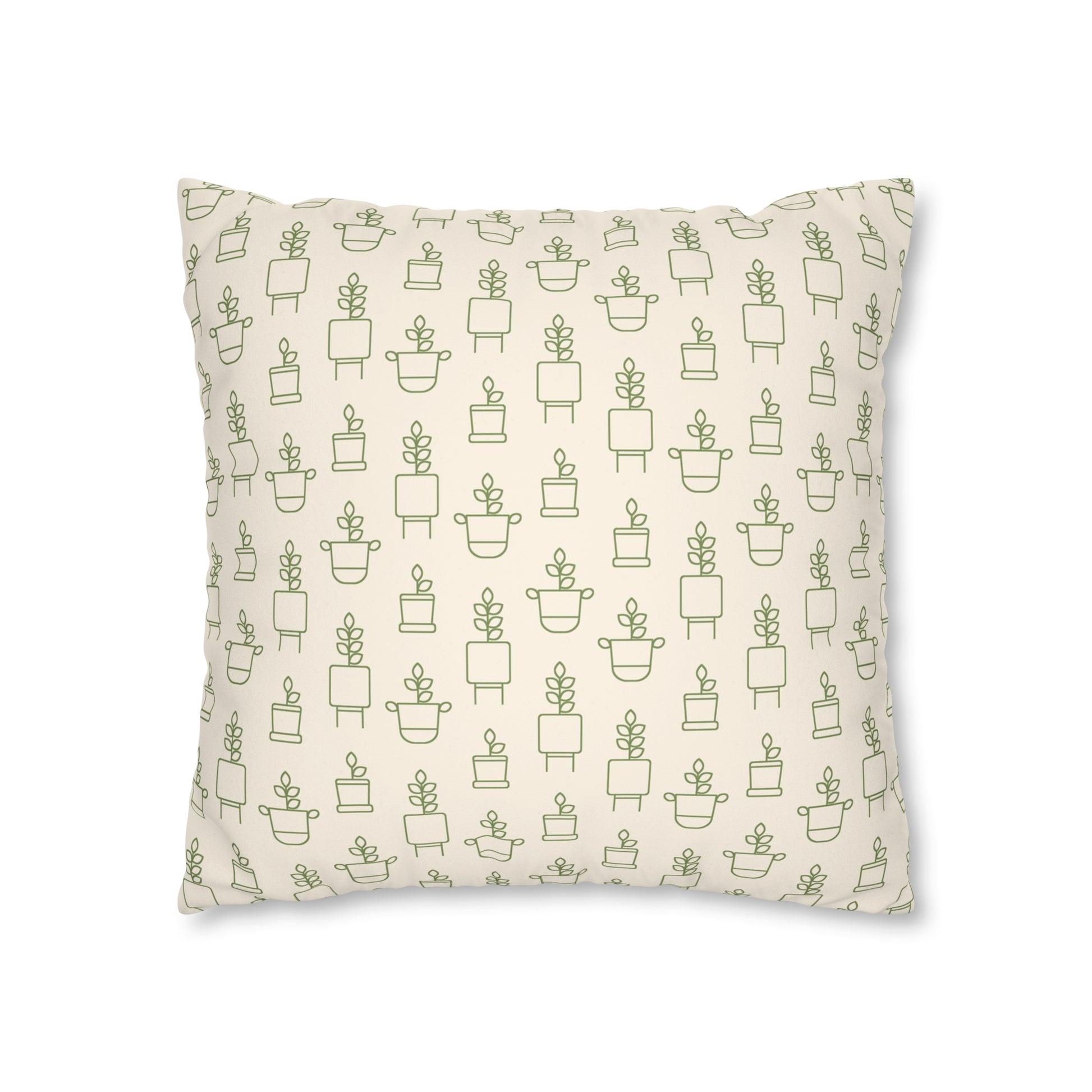 Plant Lover Tarot Card Faux Suede Square Pillow Case - Esdee