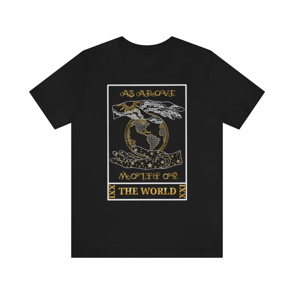 The World Tarot Card Unisex T-Shirt - Esdee