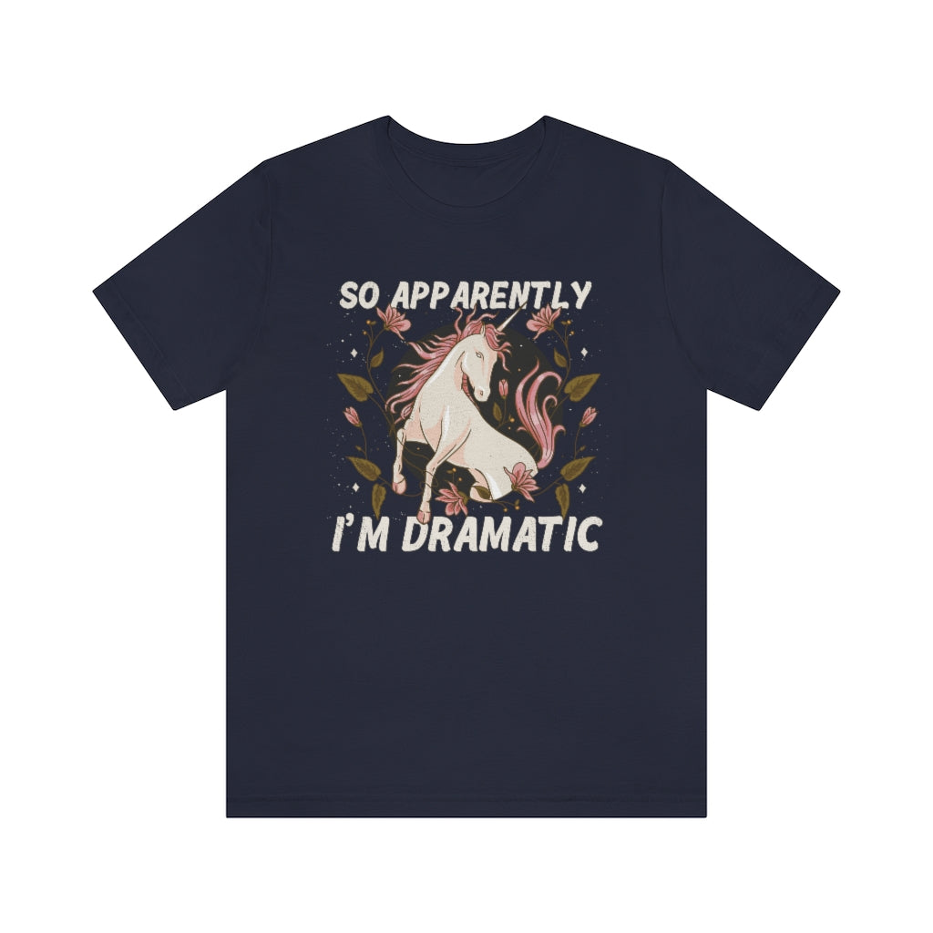 Dramatic Unicorn Unisex T-Shirt - Esdee