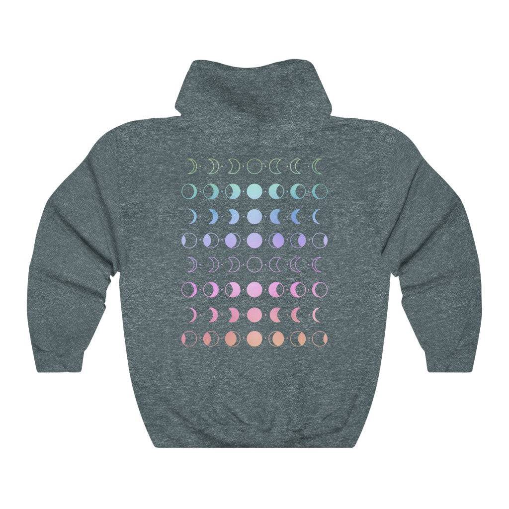 Moon Phases Hooded Sweatshirt Esdee