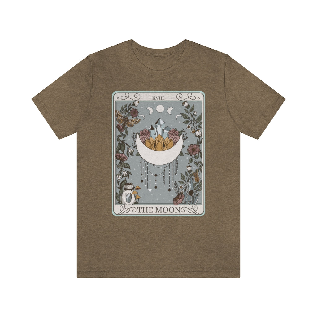The Moon Tarot Card T-Shirt Esdee