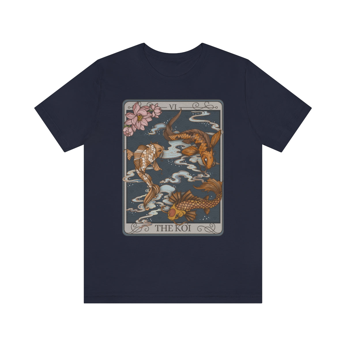 Koi Fish Tarot Card Unisex T-Shirt - Esdee
