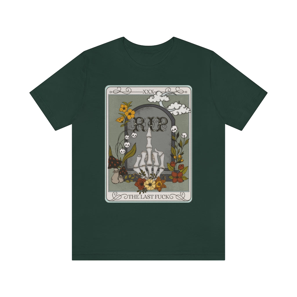 The Last Fuck Tarot Card Unisex T-Shirt - Esdee