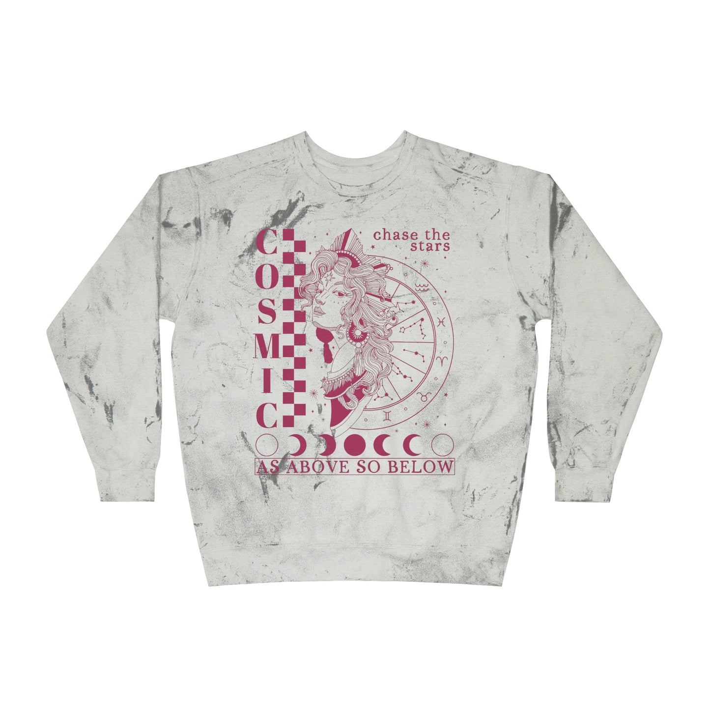 Cosmic Goddess Unisex Color Blast Sweatshirt - Esdee