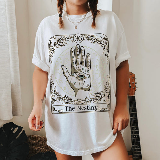 The Destiny Ad Meliora Custom Tarot Card Unisex TShirt - Esdee