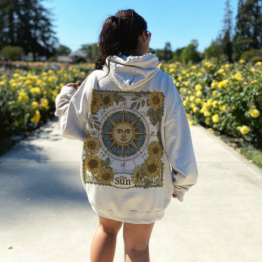 The Sun Tarot Card Hooded Sweatshirt Esdee