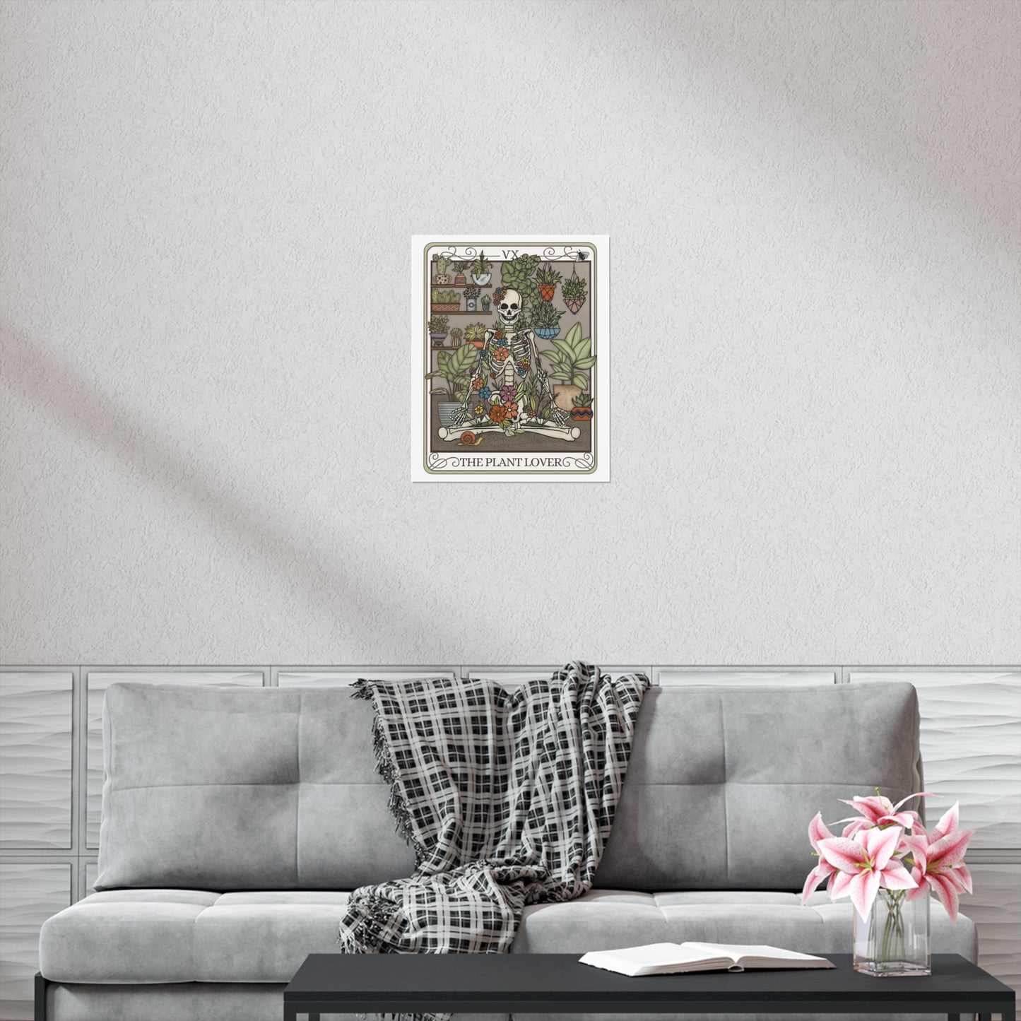 Plant Lover Tarot Card Vertical Poster