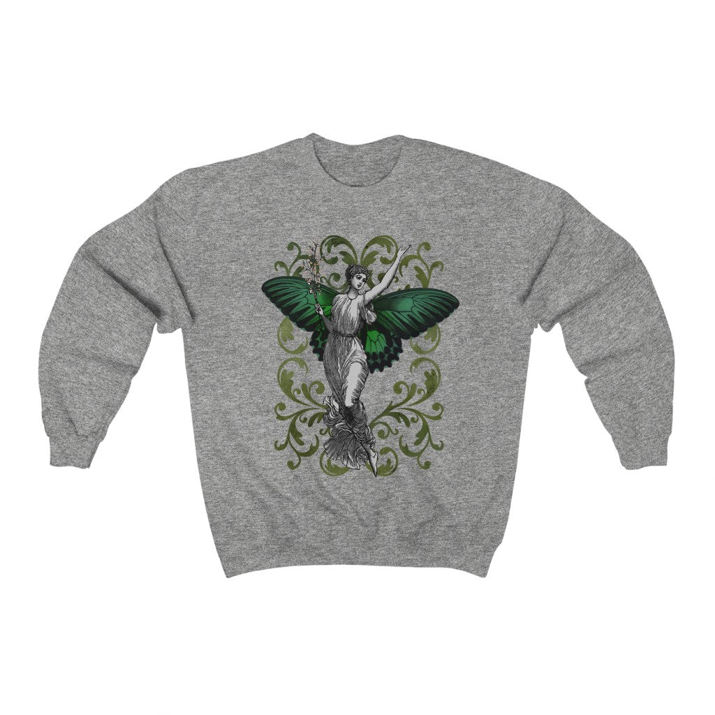 Green Fairy Crewneck Sweatshirt - Esdee