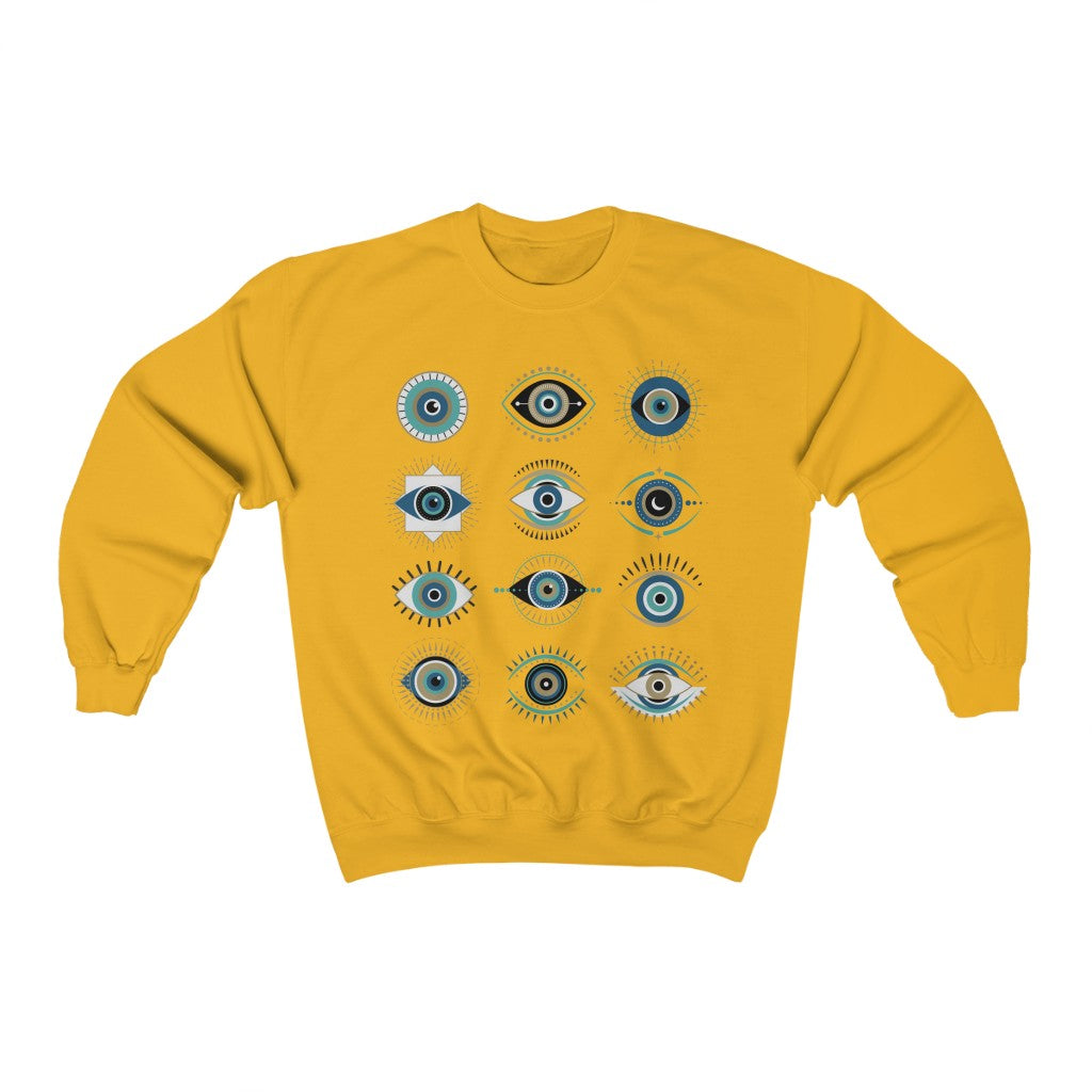 Evil Eye Unisex Crewneck Sweatshirt - Esdee