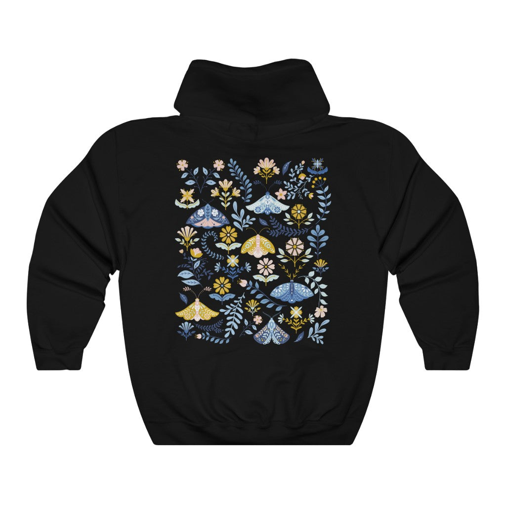 Scandinavian Moth Hooded Sweatshirt - Esdee