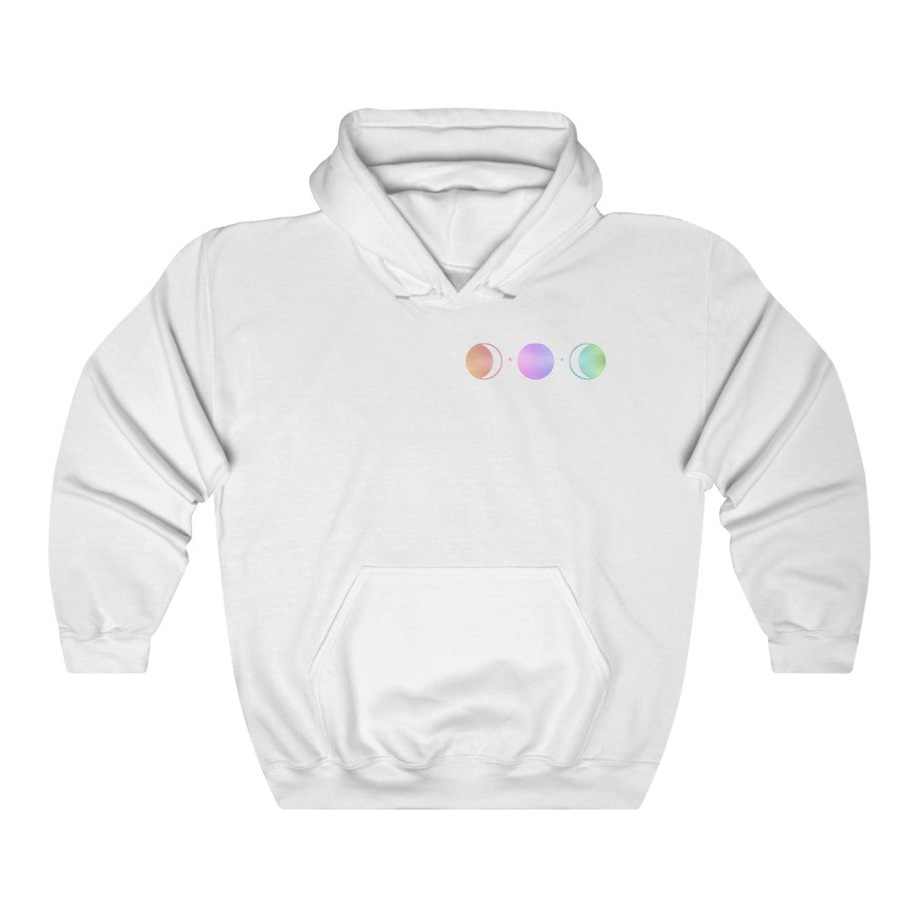 Moon Phases Hooded Sweatshirt Esdee