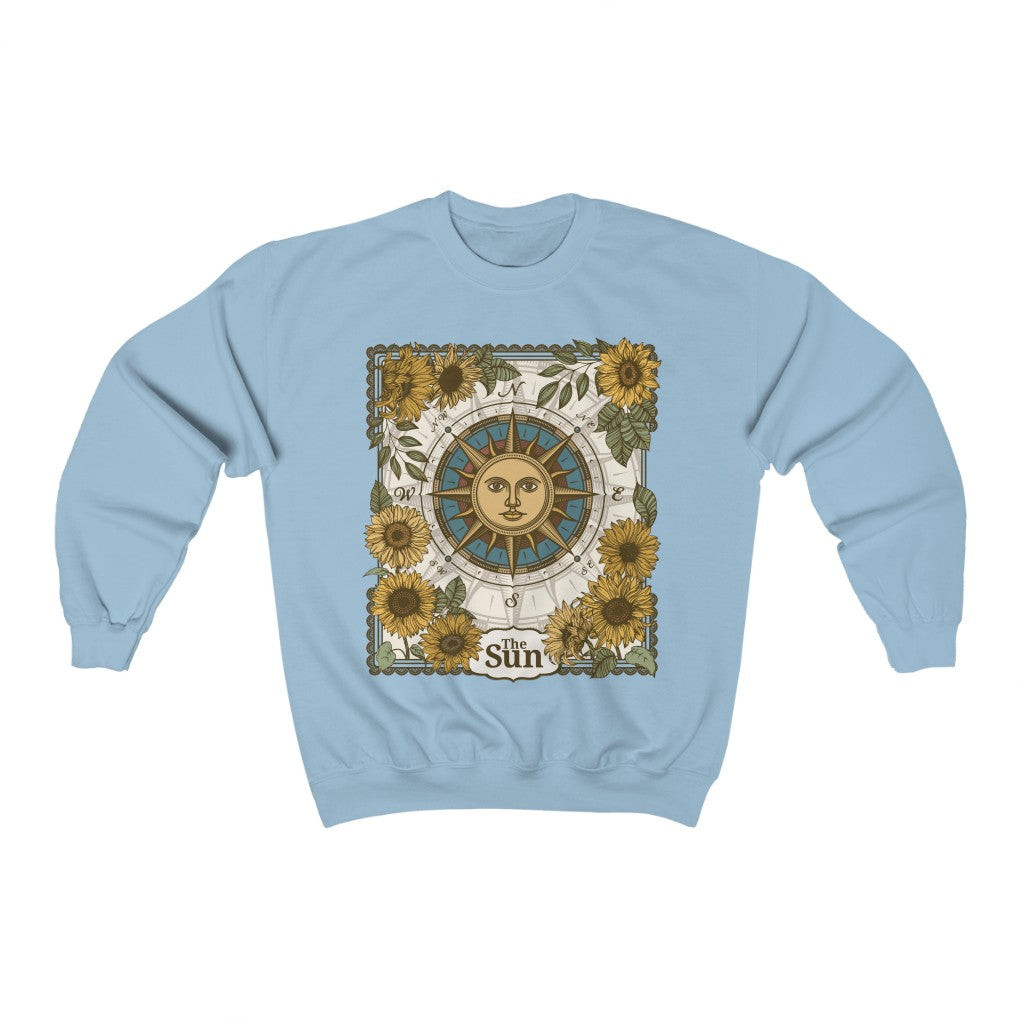 The Sun Tarot Card Crewneck Sweatshirt - Esdee