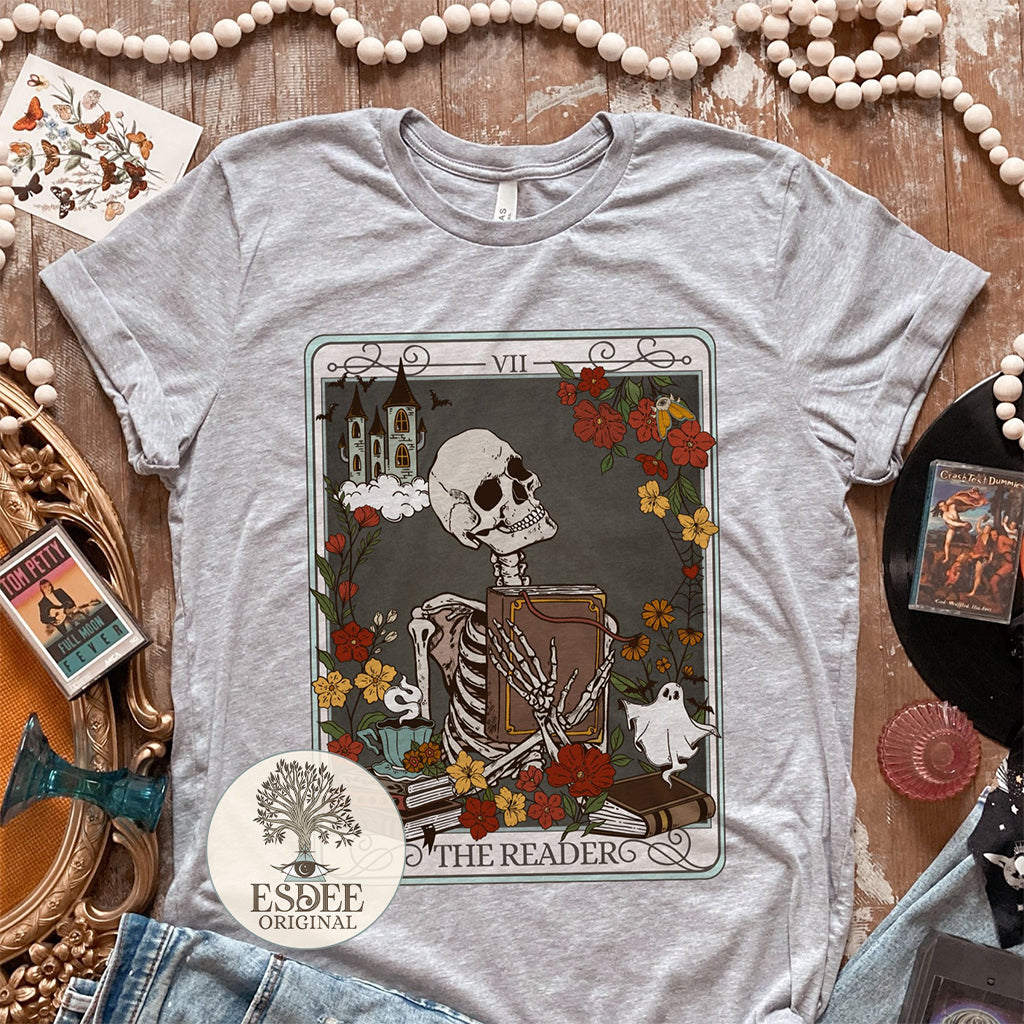 The Reader Tarot Card Bella Canvas T-Shirt