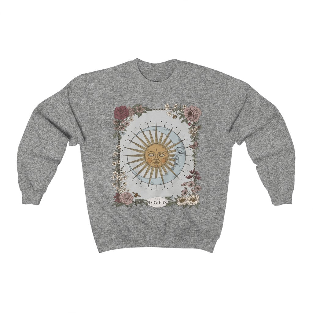The Lovers Tarot Card Crewneck Sweatshirt Esdee