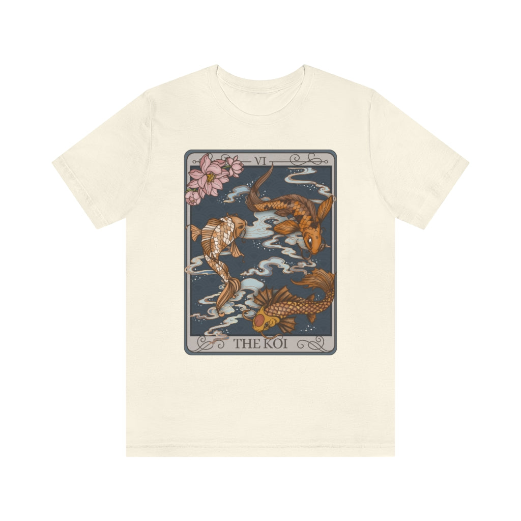 Koi Fish Tarot Card Unisex T-Shirt - Esdee
