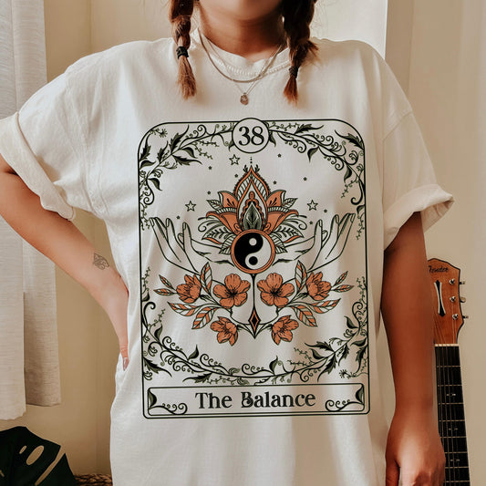 The Balance Ad Meliora Custom Tarot Card Unisex TShirt