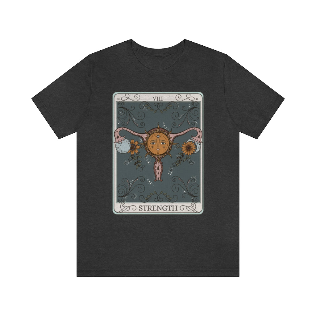 Strength Feminist Tarot Card Unisex TShirt