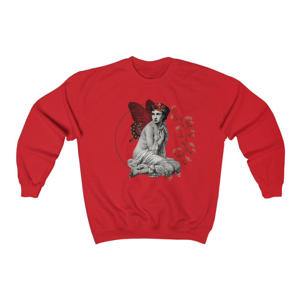 Fairy Floral Crewneck Sweatshirt - Esdee