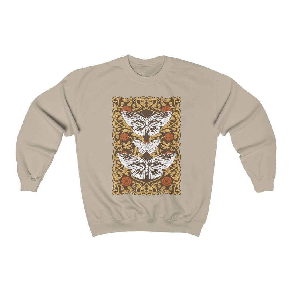 Butterfly Nouveau Retro Crewneck Sweatshirt Esdee