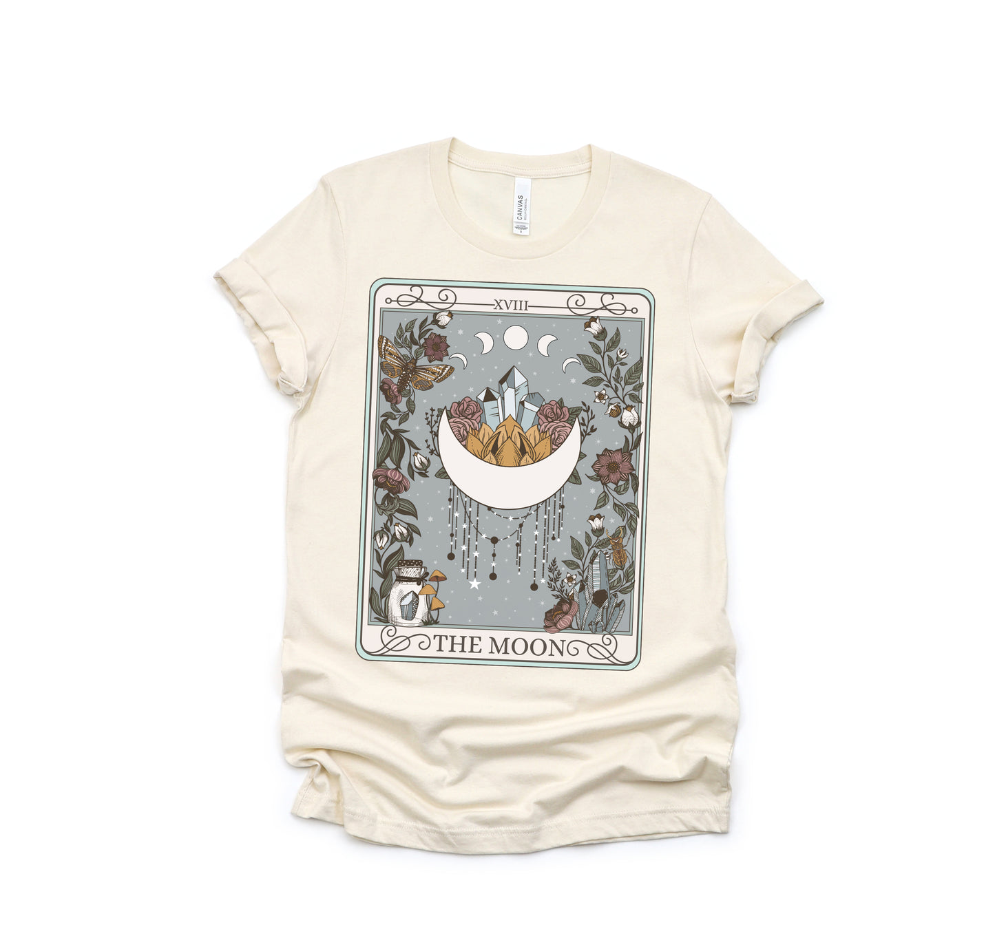 The Moon Tarot Card T-Shirt Esdee