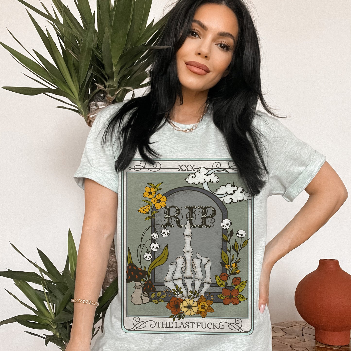 The Last Fuck Tarot Card Witchy Unisex T-Shirt - Esdee