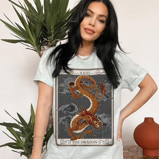 The Dragon Tarot Card Unisex T-Shirt -Esdee