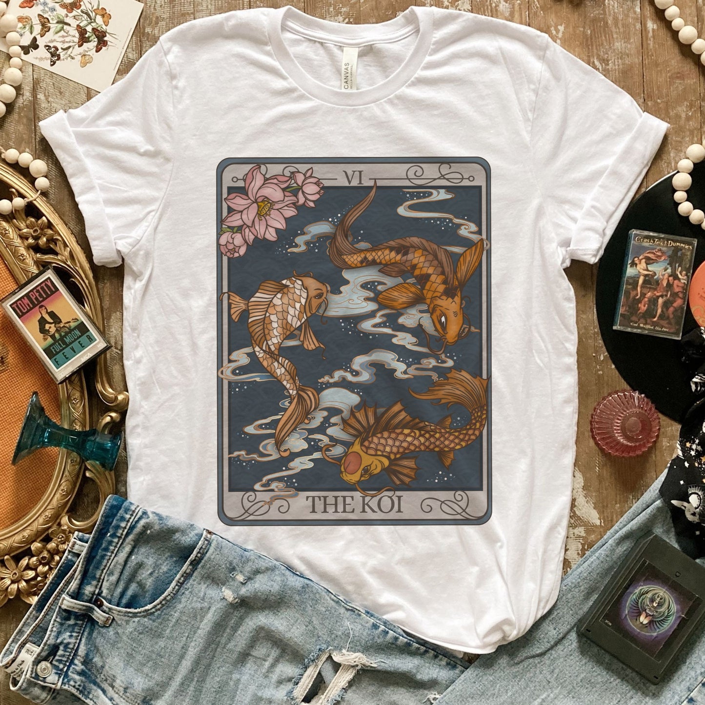 Koi Tarot Card Unisex T-Shirt - Esdee