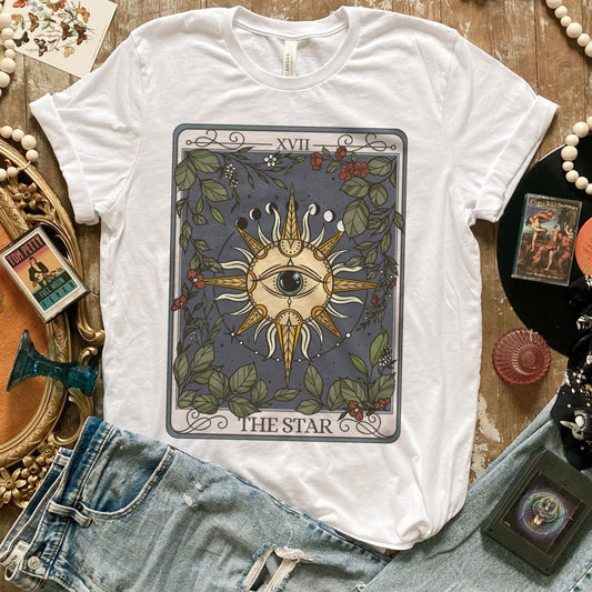 The Star Tarot Card Unisex T-Shirt -Esdee