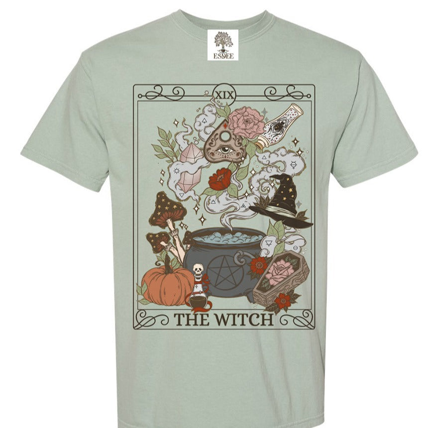 The Witch Tarot Card Unisex Comfort Colors TShirt - Esdee