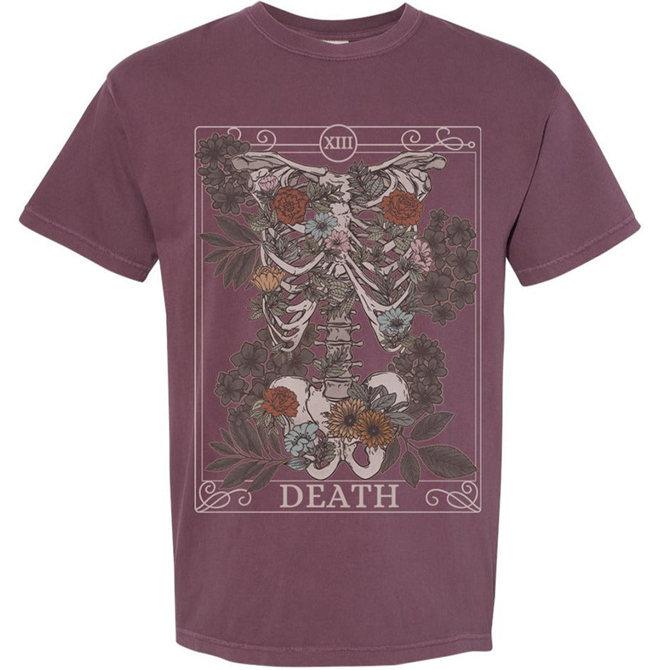 Death Tarot Card Unisex Comfort Colors TShirt - Esdee