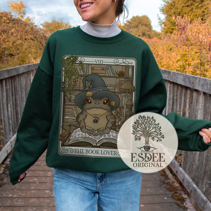 Book Lover Frog Unisex Sweatshirt