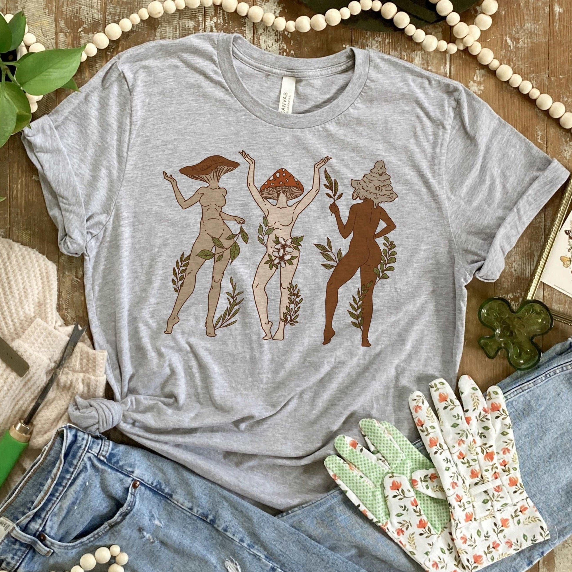 Mushroom Ladies Color T-Shirt - Esdee