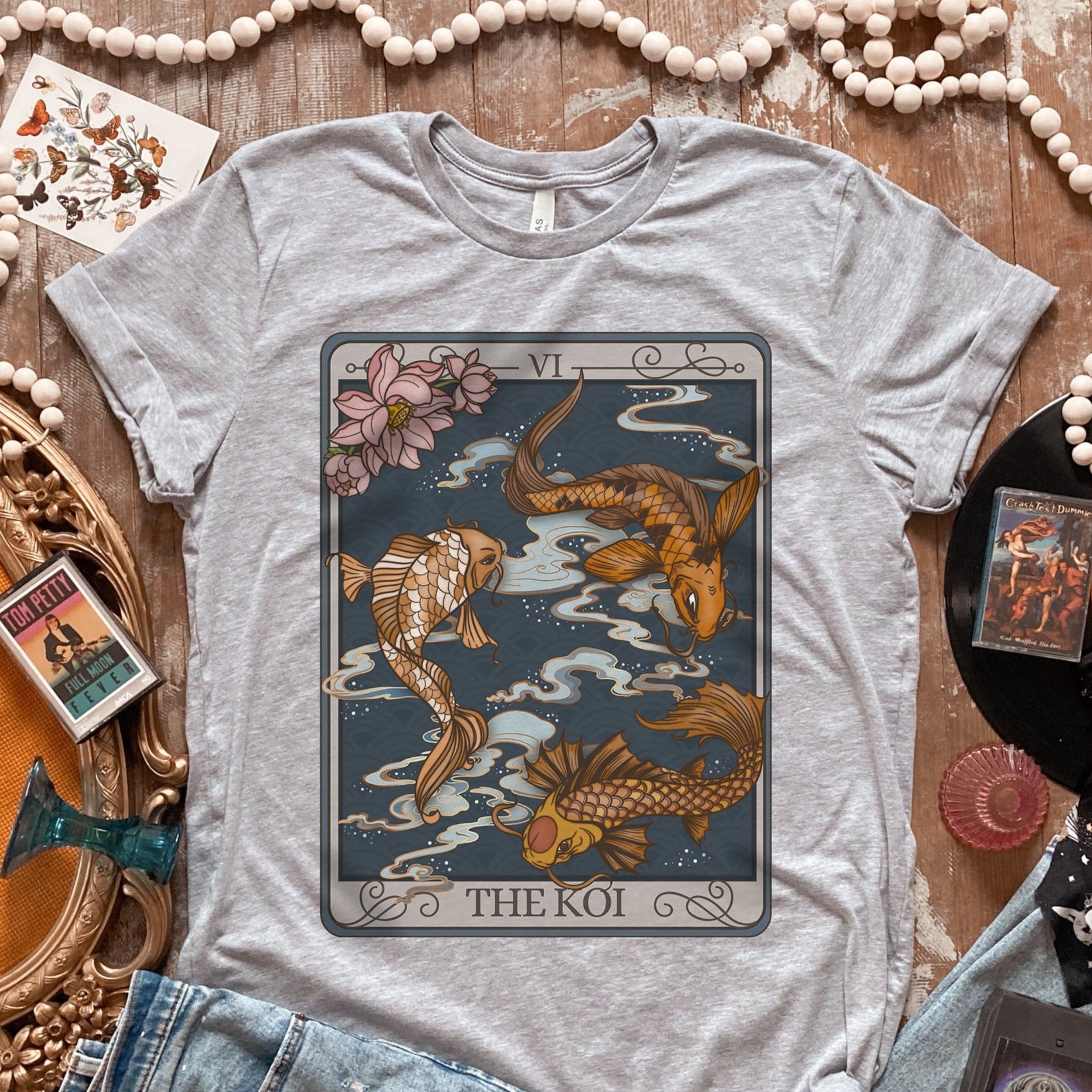 Koi Tarot Card Unisex T-Shirt - Esdee