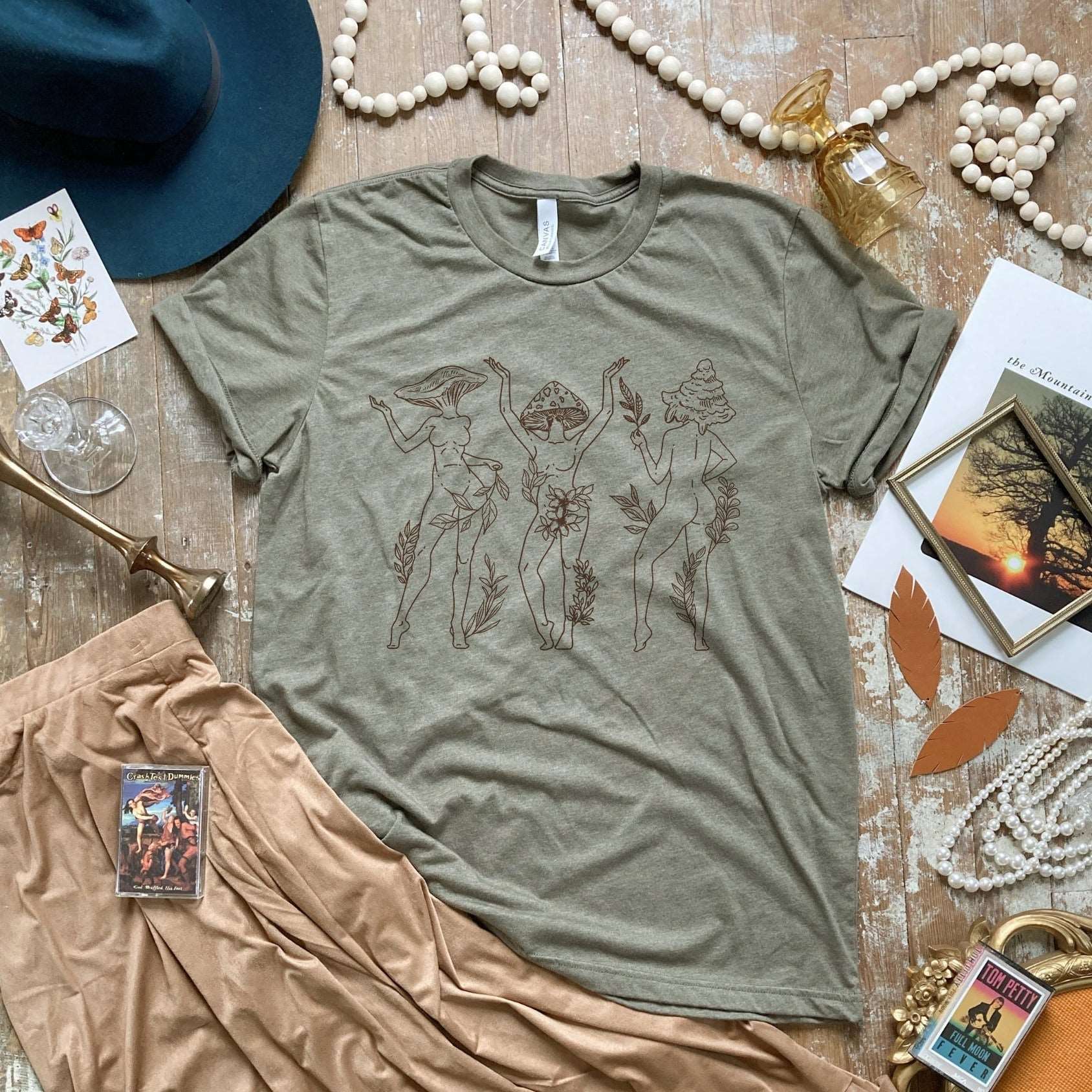 Mushroom Ladies Line T-Shirt - Esdee