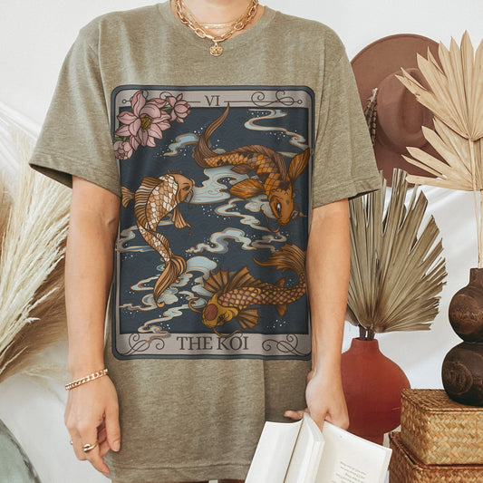 Koi Tarot Card Unisex T-Shirt - Esdee