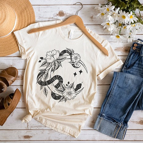 Celestial Snake Unisex T-Shirt - Esdee